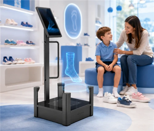 Mäng-Laste jalatsibrändide jaoks loodud 3D-skanneri muutmine: kuidas 3D-skanner aitab lastejalats...